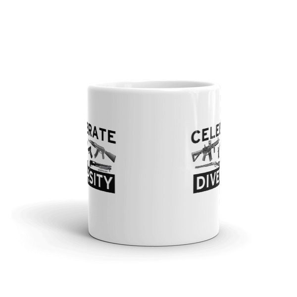 Celebrate Diversity Guns Coffee Mug