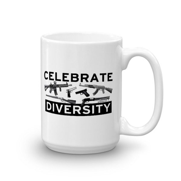 Celebrate Diversity Guns Coffee Mug