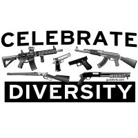 celebrate diversity guns design