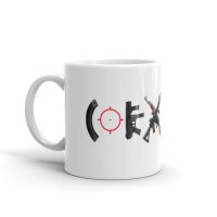 Coexist Guns 11oz. and 15oz. Coffee Mugs