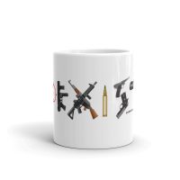 Coexist Guns 11oz. and 15oz. Coffee Mugs