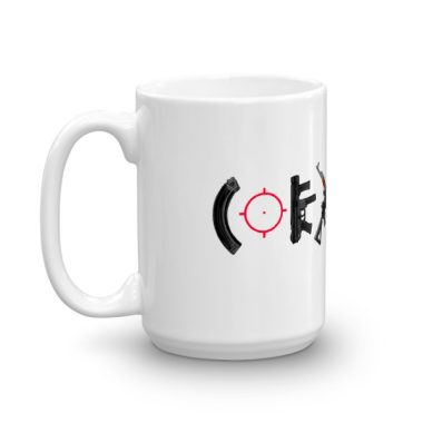 Coexist Guns 11oz. and 15oz. Coffee Mugs