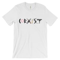 coexist-guns-white-t-shirt