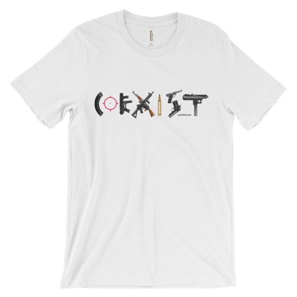 coexist-guns-white-t-shirt coexist-guns-white-t-shirt