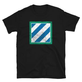 black 3rd infantry division shirt