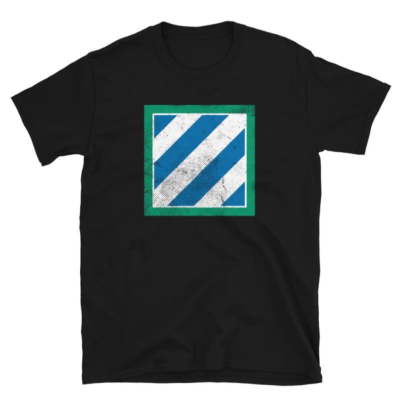 black 3rd infantry division shirt