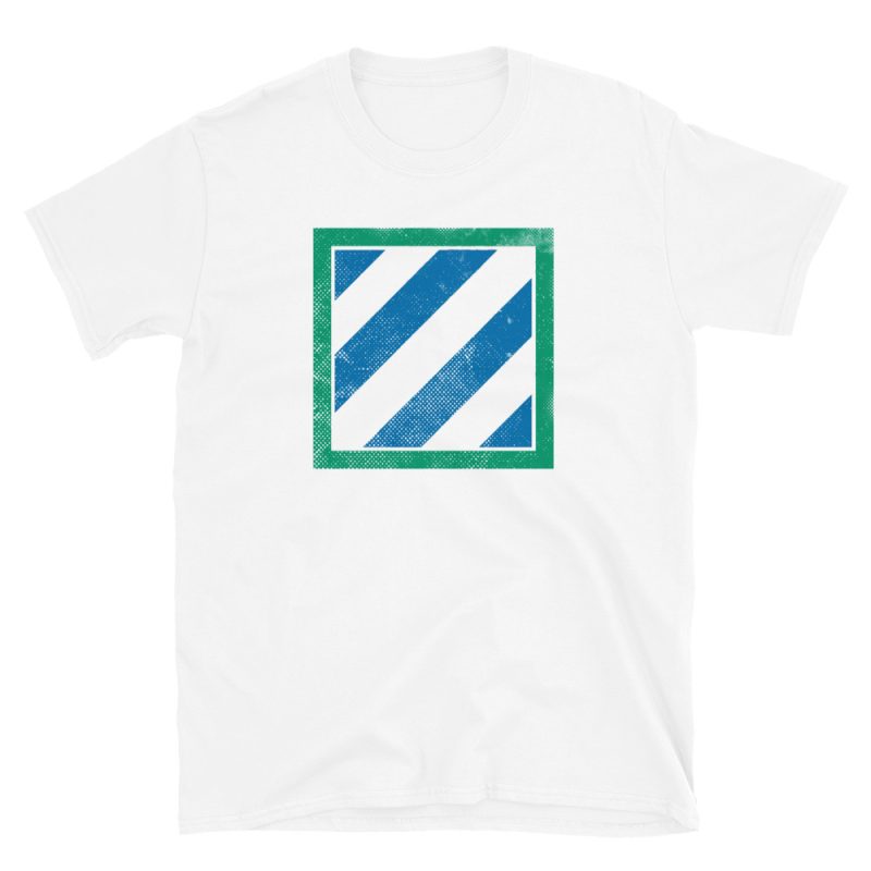unisex-basic-softstyle-t-shirt-white-front-6039caac8ebfc.jpg 3rd infantry division white t-shirt