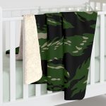 Tiger Stripe Camo Fleece Throw
