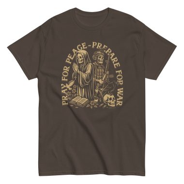 pray-for-peace-brown-shirt