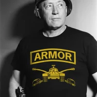 General Patton wearing an Armor Insignia T-Shirt