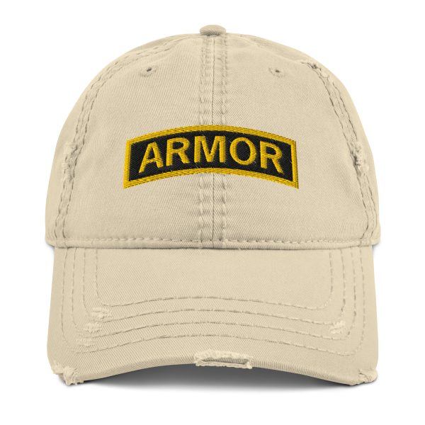 distressed-dad-hat-khaki-front-69d9ac2ca8fa8.jpg ARMOR distressed dad hat khaki color