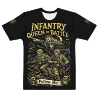 infantry queen of battle t-shirt-gsmilitary-designs