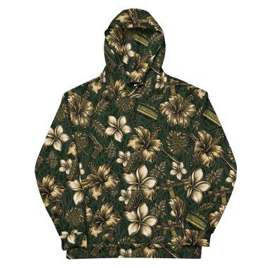 Infantry Weapons - Hibiscus Flowers Aloha Unisex Hoodie
